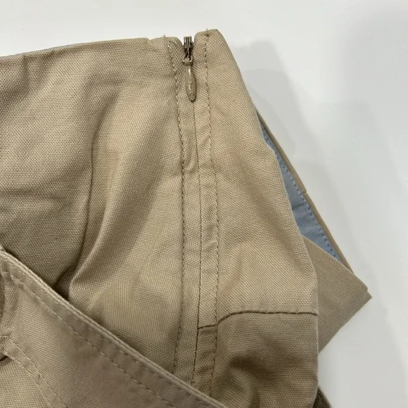 Tommy Hilfiger khaki belt pleated skirt for women - Picture 8 of 8